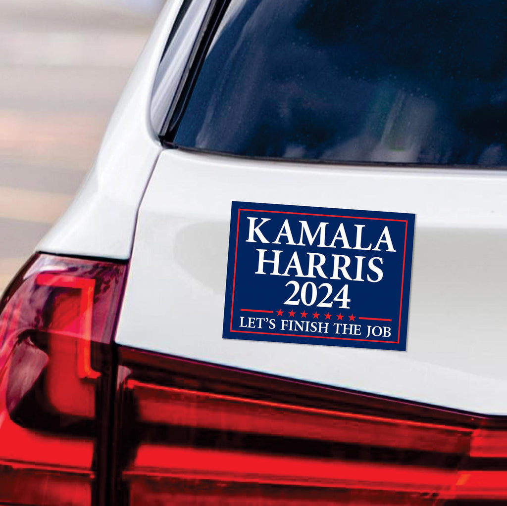 Kamala Harris 2024 Car Magnet, Harris For President 2024 Vehicle Magnet, 2024 President Election Bumper, Madam President Magnet, 6" x 4.5"