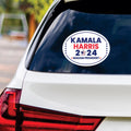 Kamala Harris 2024 Sticker Vinyl Decal, Harris For President 2024 Vinyl Sticker, Madam President, Election Harris Bumper Sticker - 6