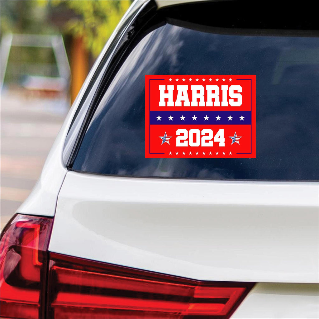 Kamala Harris 2024 Sticker Vinyl Decal, Harris For President 2024 Vinyl Sticker, Madam President, Election Harris Bumper Sticker - 6" x 4.5"