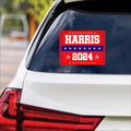 Kamala Harris 2024 Sticker Vinyl Decal, Harris For President 2024 Vinyl Sticker, Madam President, Election Harris Bumper Sticker - 6