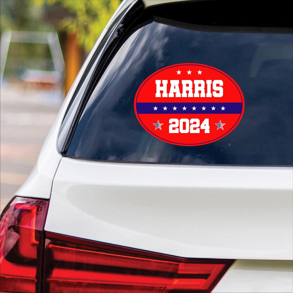 Kamala Harris 2024 Sticker Vinyl Decal, Harris For President 2024 Vinyl Sticker, Madam President, Election Harris Bumper Sticker - 6" x 4.5"