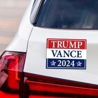 Trump Vance 2024 Magnet, Take America Back, Trump For President 2024 Car Magnet, Trump Magnet, Trump 2024 Vehicle Magnet, 6" x 4.5"