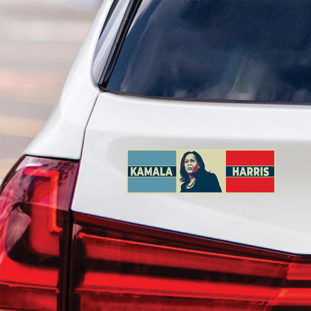 Kamala Harris 2024 Car Magnet, Harris For President 2024 Vehicle Magnet, 2024 President Election Bumper, Madam President Magnet, 10" x 3"