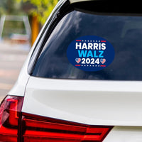 Harris Walz 2024 Sticker Vinyl Decal, Harris For President 2024 Vinyl Sticker, Election, Childless Cat Ladies Bumper Sticker - 6" x 4.5"