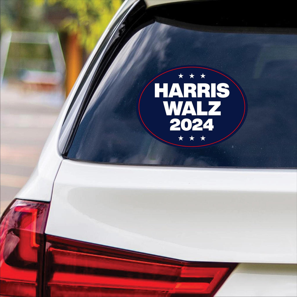 Harris Walz 2024 Sticker Vinyl Decal, Harris For President 2024 Vinyl Sticker, Election, Childless Cat Ladies Bumper Sticker - 6" x 4.5"