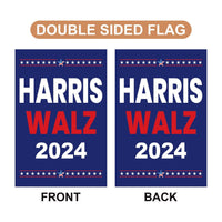 Harris Walz 2024 Garden Flag - 12x18 Inch Double Sided, Childless Cat Ladies Flag, Harris For President 2024 Flag, Madam President Flag