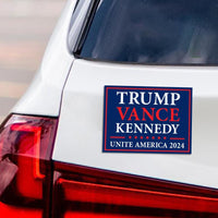 Trump Vance Kennedy 2024 Magnet, Unite America 2024 Magnet, Trump For President 2024 Car Magnet, Trump Vance 2024 Vehicle Magnet, 6" x 4.5"