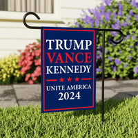 Trump Vance Kennedy 2024 Garden Flag - 12x18 Inch Double Sided, Trump Vance 2024 Flag, Unite America 2024 Flag, Trump 2024 Flag