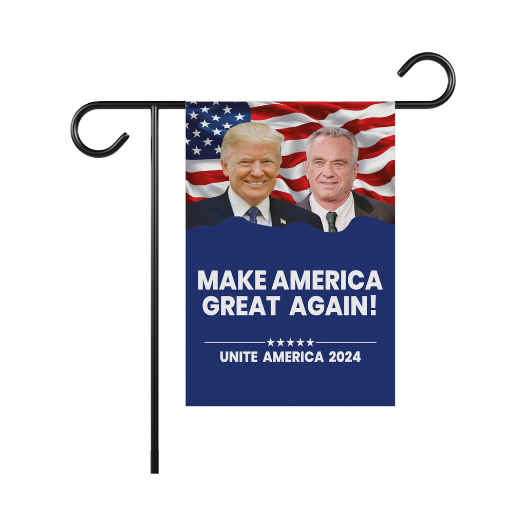 Trump Vance Kennedy 2024 Garden Flag - 12x18 Inch Double Sided, Trump Vance 2024 Flag, Unite America 2024 Flag, Trump 2024 Flag