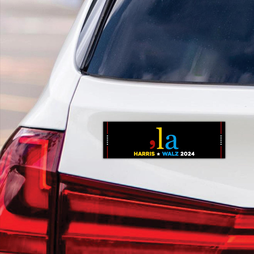 Comma LA, Harris Walz 2024 Obviously Car Magnet, Harris For President 2024 Vehicle Magnet, 2024 President Election, Madam President Magnet