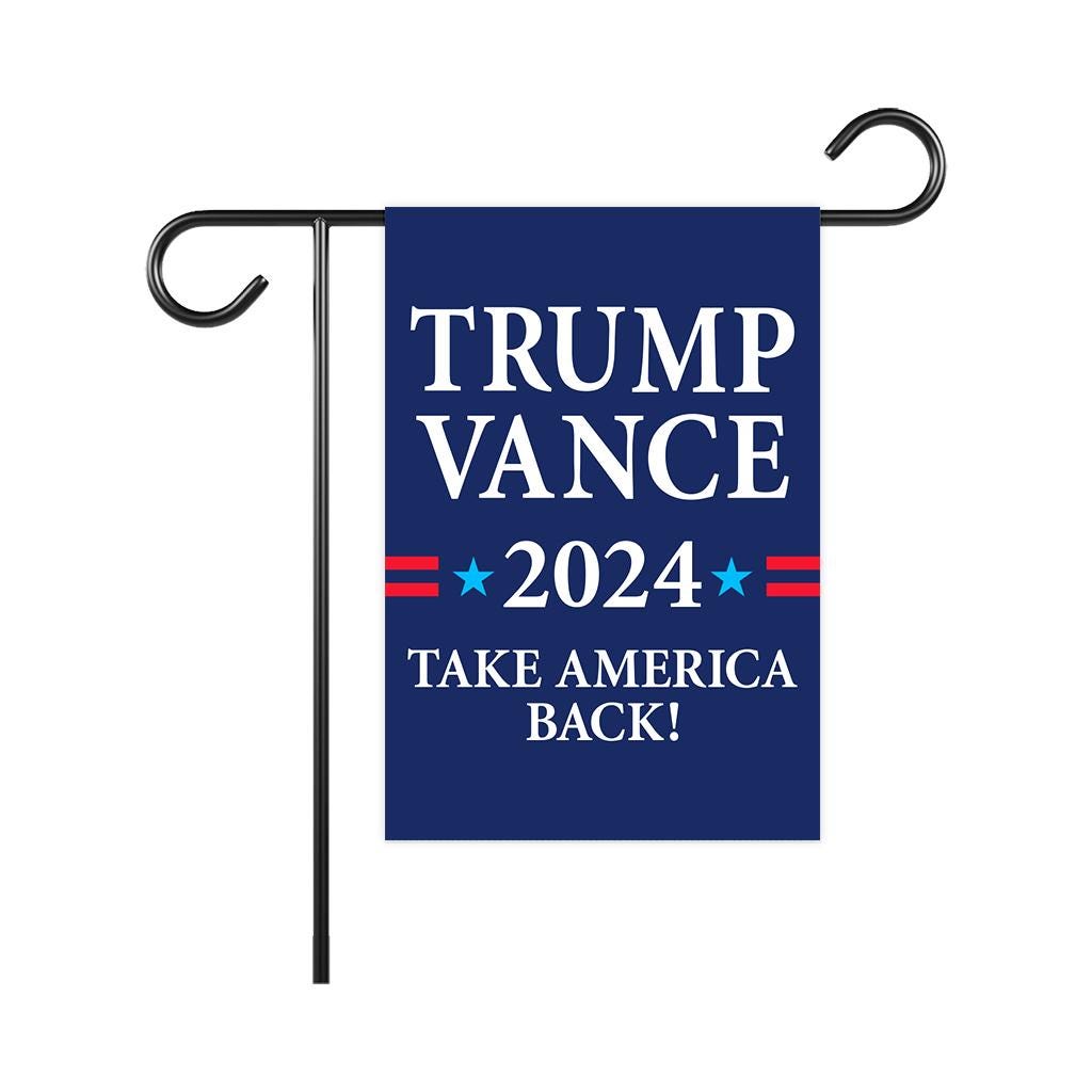 Trump Vance 2024 Garden Flag - 12x18 Inch Double Sided, Trump Vance Kennedy 2024 Flag, Unite America 2024 Flag, Trump 2024 Flag