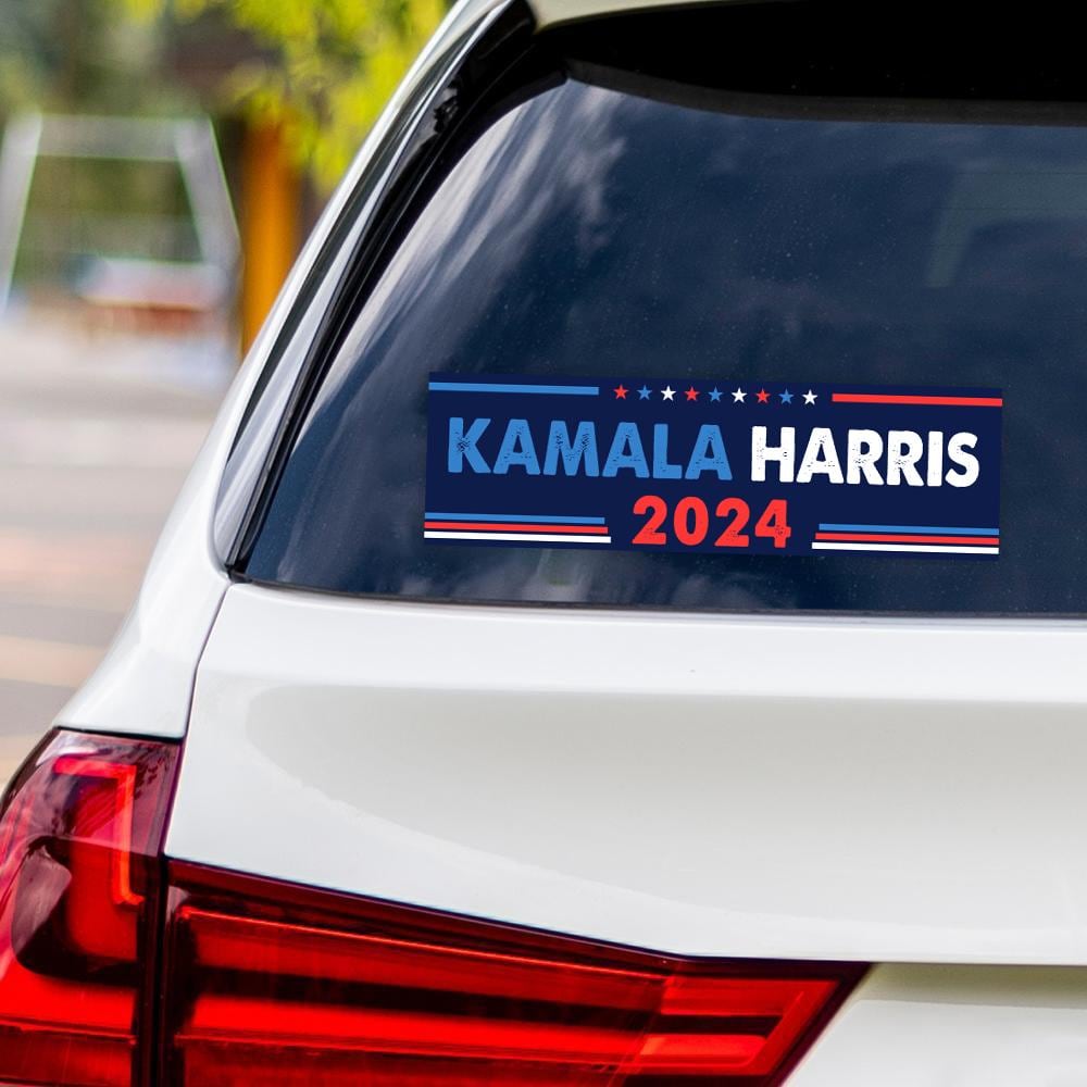 Harris Walz Obviously Sticker Vinyl Decal, Harris For President 2024 Vinyl Sticker, Truth Hope Decency Bumper Sticker - 10" x 3"