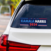 Harris Walz Obviously Sticker Vinyl Decal, Harris For President 2024 Vinyl Sticker, Truth Hope Decency Bumper Sticker - 10" x 3"