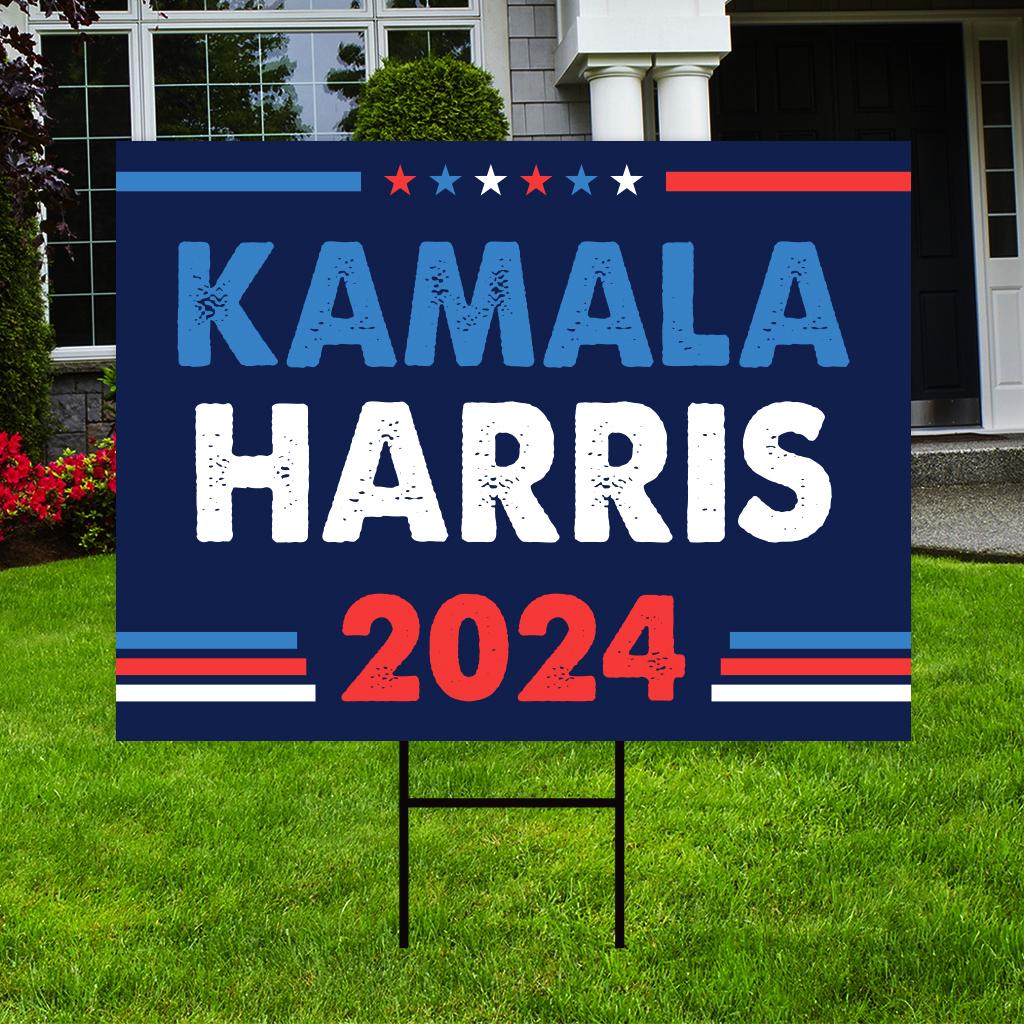 Harris Walz 2024 Obviously Yard Sign - Coroplast Harris For President ...