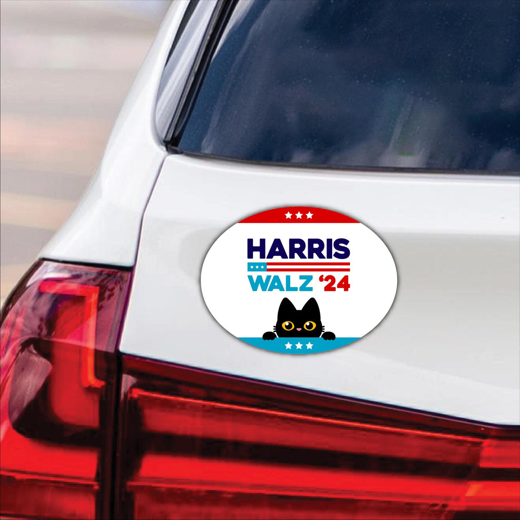 Harris Walz 2024 Obviously Car Magnet, Harris For President 2024 Vehicle Magnet, Truth Hope Decency, Madam President Magnet, 6" x 4.5"