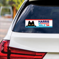 Harris Walz Obviously Sticker Vinyl Decal, Harris For President 2024 Vinyl Sticker, Truth Hope Decency Bumper Sticker - 10" x 3"
