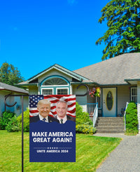 Trump Vance Kennedy 2024 Garden Flag - 12x18 Inch Double Sided, Trump Vance 2024 Flag, Unite America 2024 Flag, Trump 2024 Flag