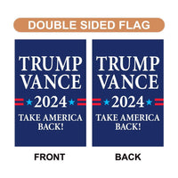Trump Vance 2024 Garden Flag - 12x18 Inch Double Sided, Trump Vance Kennedy 2024 Flag, Unite America 2024 Flag, Trump 2024 Flag