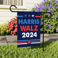 Harris Walz 2024 Obviously Garden Flag - 12x18 Inch Double Sided, Childless Cat Lady, Kamala Harris For President 2024, Madam President Flag