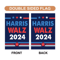 Harris Walz 2024 Obviously Garden Flag - 12x18 Inch Double Sided, Childless Cat Lady, Kamala Harris For President 2024, Madam President Flag