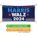 Harris Walz Obviously 2024 Banner Sign, 13 Oz Harris For President 2024, Truth Hope Decency, Harris 2024 Vinyl Banner with Metal Grommets