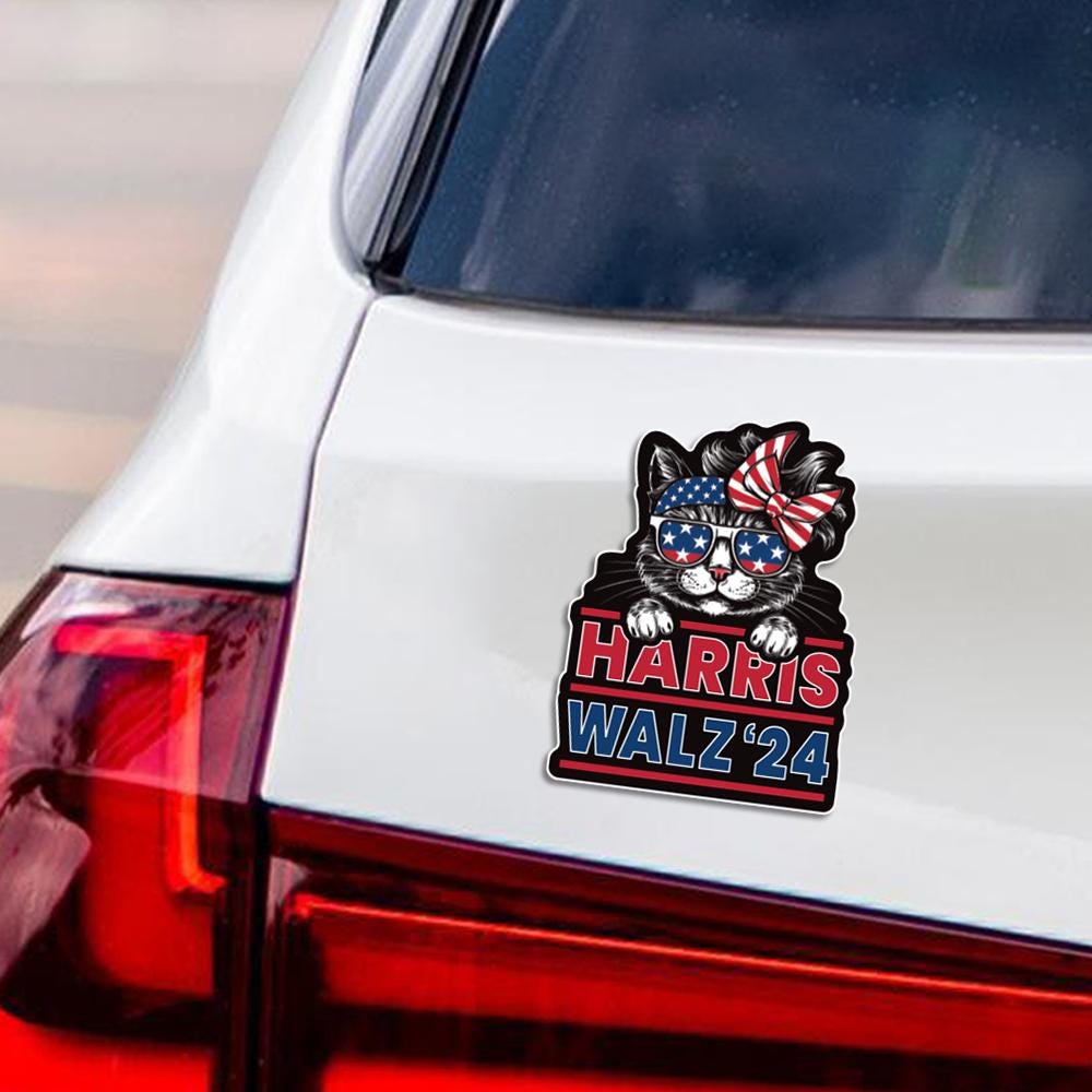 Harris Walz 2024 Obviously Car Magnet, Harris For President 2024 Vehicle Magnet, Truth Hope Decency, Madam President Magnet, 6" x 4.5"