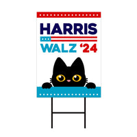 Harris Walz 2024 Obviously Yard Sign - Coroplast Harris For President 2024 Lawn Sign, Truth Hope Decency Election Signs with Metal H-Stake