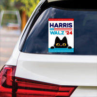 Harris Walz Obviously Sticker Vinyl Decal, Harris For President 2024 Vinyl Sticker, Truth Hope Decency Bumper Sticker - 6" x 4.5"