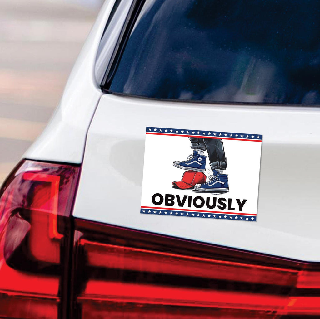 Harris Walz 2024 Obviously Car Magnet, Harris For President 2024 Vehicle Magnet, Truth Hope Decency, Madam President Magnet, 6" x 4.5"
