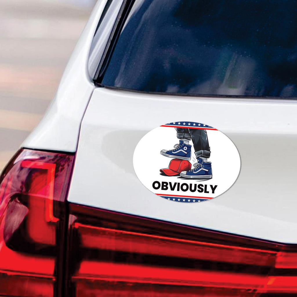 Harris Walz 2024 Obviously Car Magnet, Harris For President 2024 Vehicle Magnet, Truth Hope Decency, Madam President Magnet, 6" x 4.5"