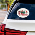 Tis The Season Vinyl Decal, Christmas Vinyl Sticker, Holiday, Winter Sticker, Xmas Tree Sticker, Merry Christmas Bumper Sticker - 6