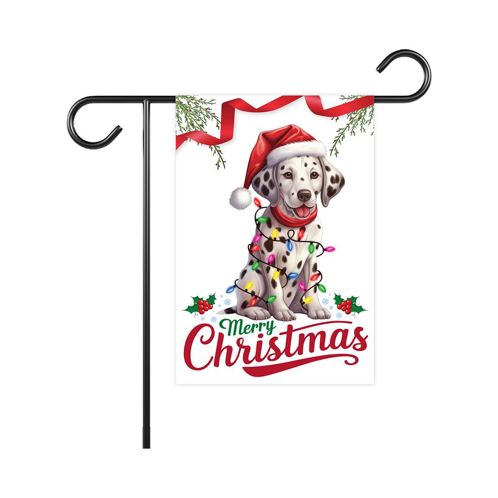 Christmas Garden Flag - 12x18 Inch Double Sided, Christmas Dog Flag, Holiday  Flag, Winter Flag, Xmas Dog Lover Merry Christmas Welcome Flag