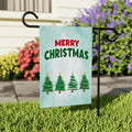 Christmas Garden Flag - 12x18 Inch Double Sided, Christmas Tree Flag, Holiday Flag, Winter Flag, Xmas Tree, Merry Christmas Welcome Flag