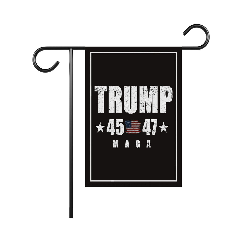 Trump 45-47 Garden Flag - 12x18 Inch Double Sided, Trump Won Again Flag, Donald Trump MAGA Flag, Trump 2024, Make America Great Again Flag