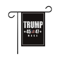 Trump 45-47 Garden Flag - 12x18 Inch Double Sided, Trump Won Again Flag, Donald Trump MAGA Flag, Trump 2024, Make America Great Again Flag