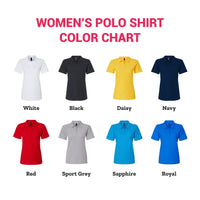 Custom Coach Polo Shirt for Men and Women - Personalized Mascot Embroidered Polo for Teams (Adult)