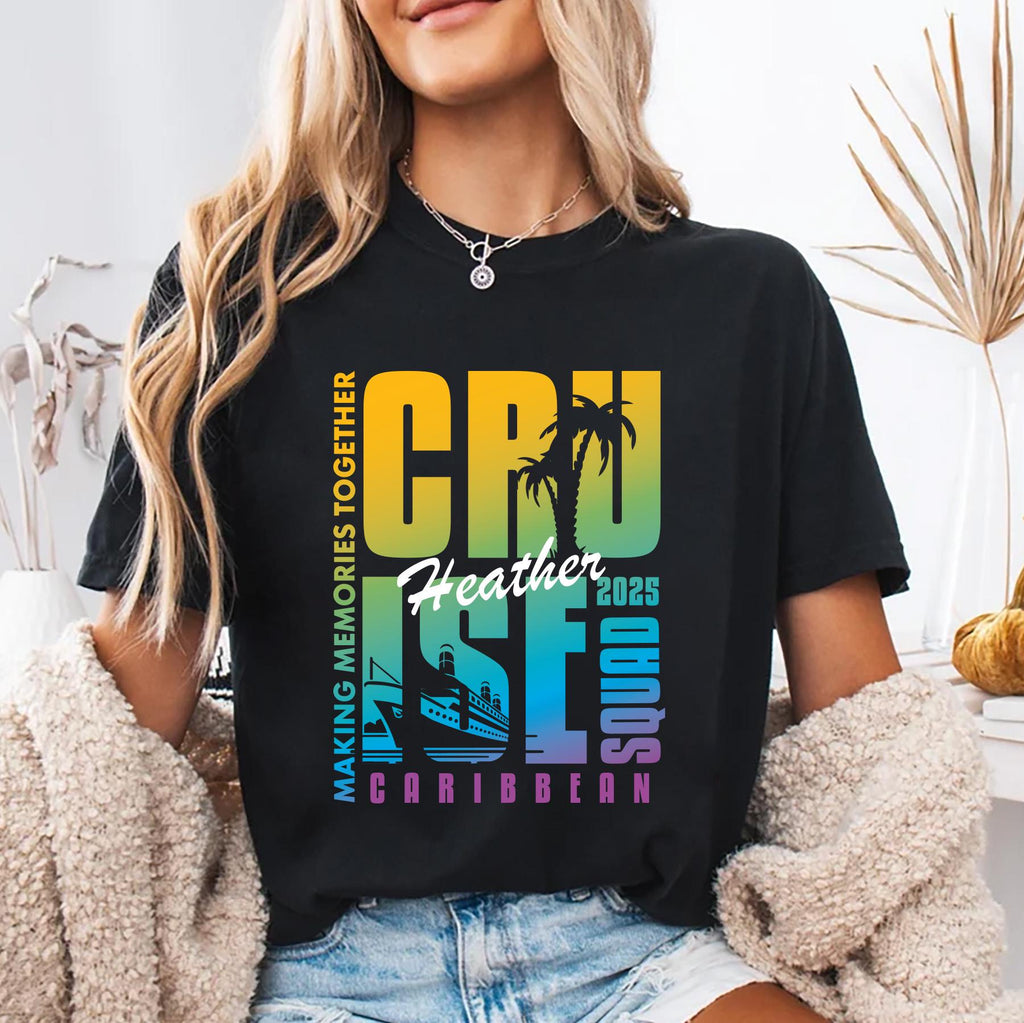 Personalized Cruise Squad 2025 Short Sleeve Shirt