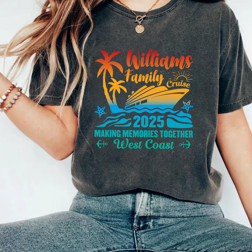 Personalized Cruise Squad 2025 Short Sleeve Shirt