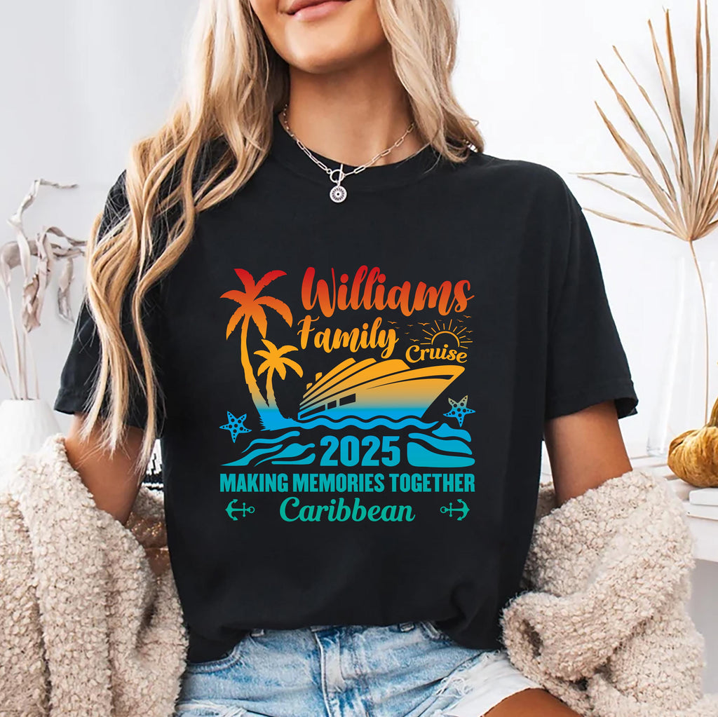 Personalized Cruise Squad 2025 Short Sleeve Shirt