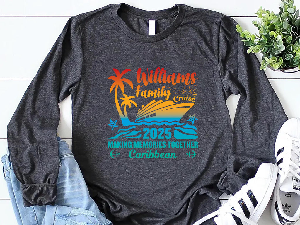Personalized Cruise Squad 2025 Long Sleeve Shirt