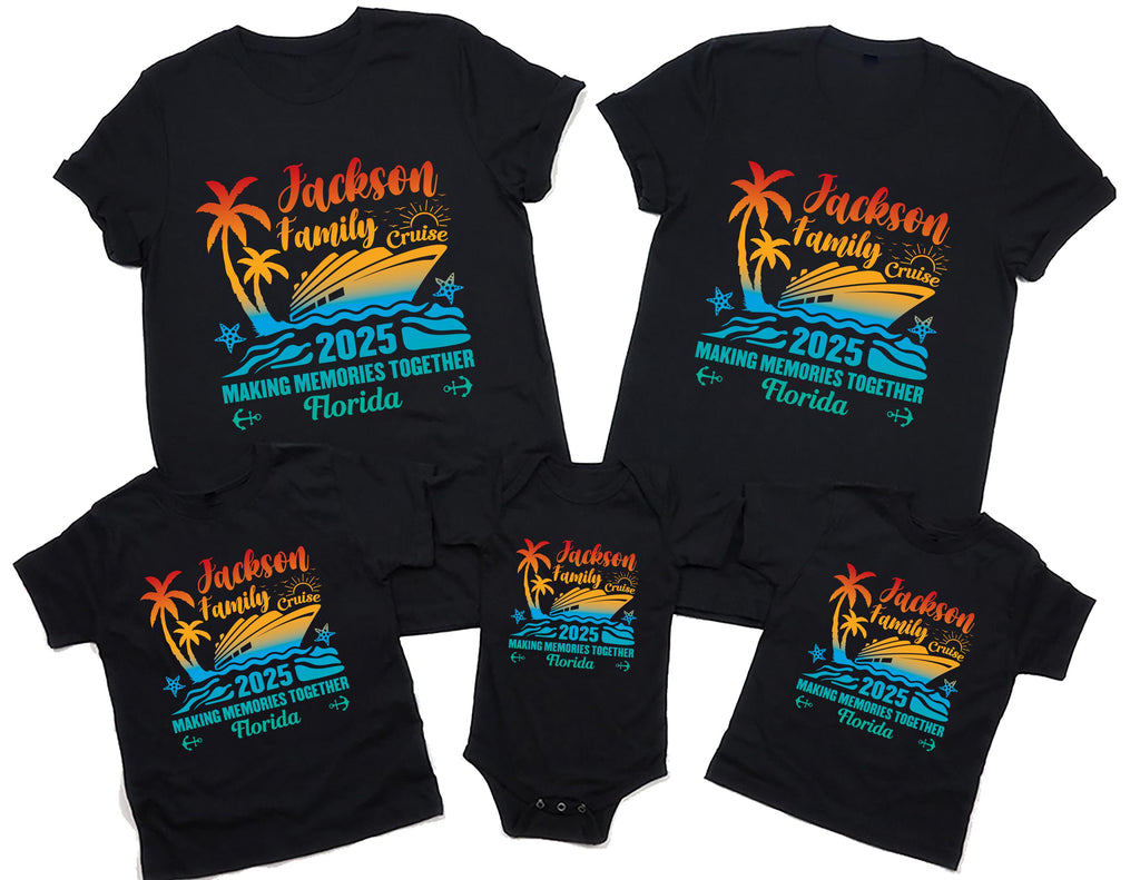 Personalized Cruise Squad 2025 Short Sleeve Shirt