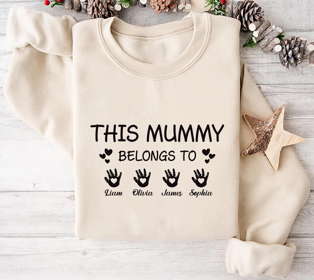 This Mummy Belongs Sweatshirt