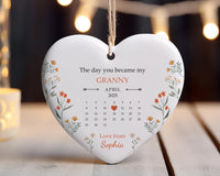 Mum Ornament, Ceramic Keepsake Gift, Mother’s Day Gift for Mum, Birthday Gift for Mom, Thank You Mum Present, Sentimental Gift for Her