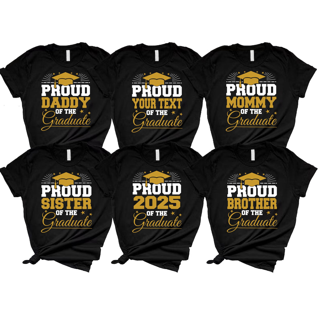 Custom Family Graduation 2025 Short Sleeve T-Shirt