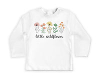Little Wildflower Baby Bodysuit, Baby Shirt, Toddler Sweatshirt - Boho Girl Flower Outfit, Baby Shower Gift for Girls, Cute Nature Clothes