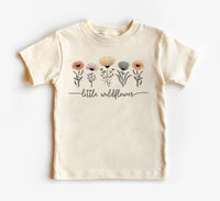 Little Wildflower Baby Bodysuit, Baby Shirt, Toddler Sweatshirt - Boho Girl Flower Outfit, Baby Shower Gift for Girls, Cute Nature Clothes