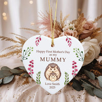 First Mother’s Day Ornament, Ceramic Keepsake Gift, New Mummy Personalized Gift, Mama Mom Mam Mother’s Day Present, Gift from Baby