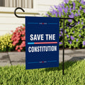 SAVE THE CONSTITUTION Garden Flag, Double Sided, Resist Hate Flag, Anti-Trump Flag, Statue of Liberty, Resist Racism, Resist Fascism Flag