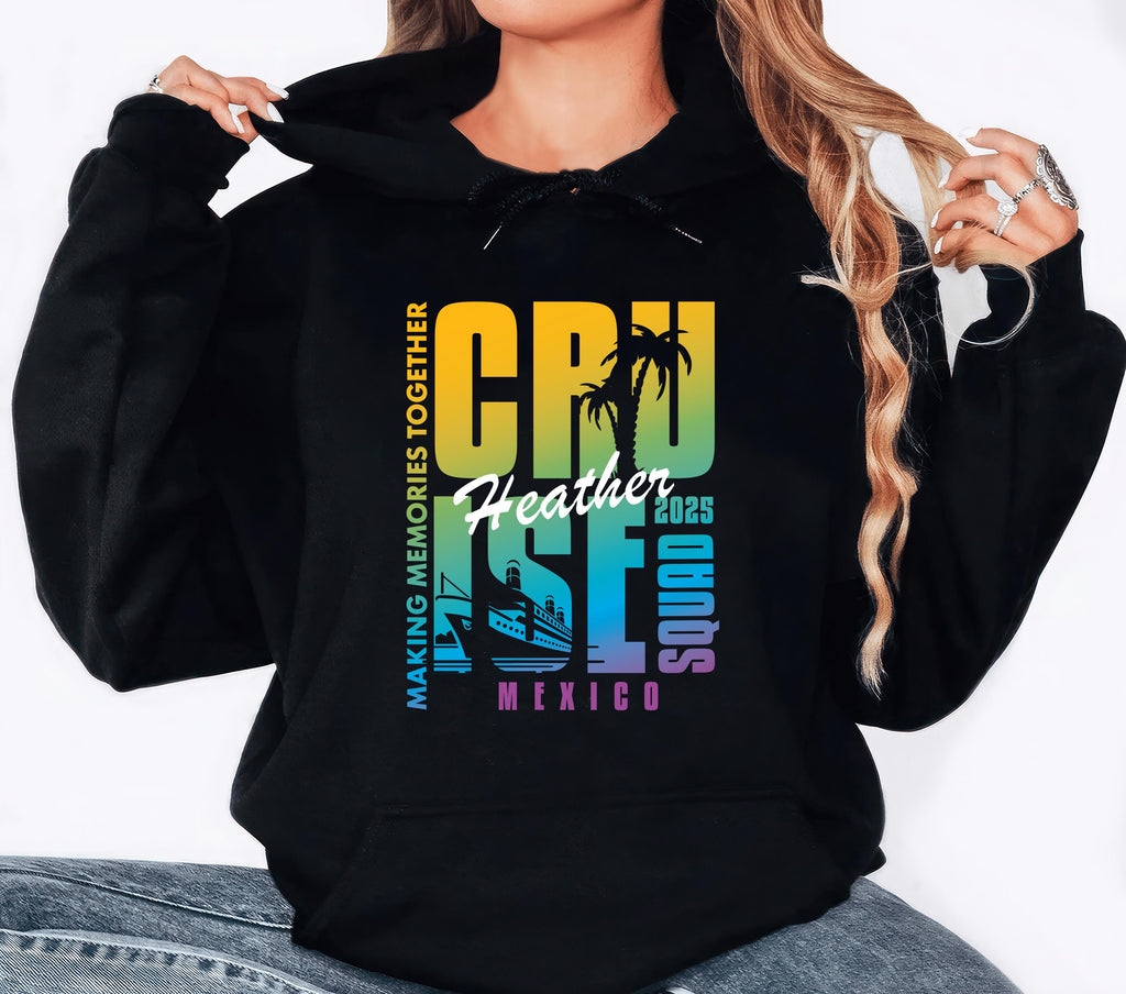 Personalized Cruise Squad 2025 Hoodie