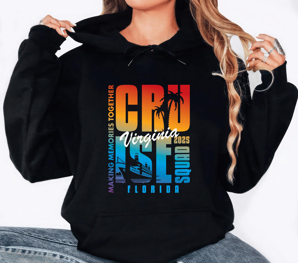Personalized Cruise Squad 2025 Hoodie